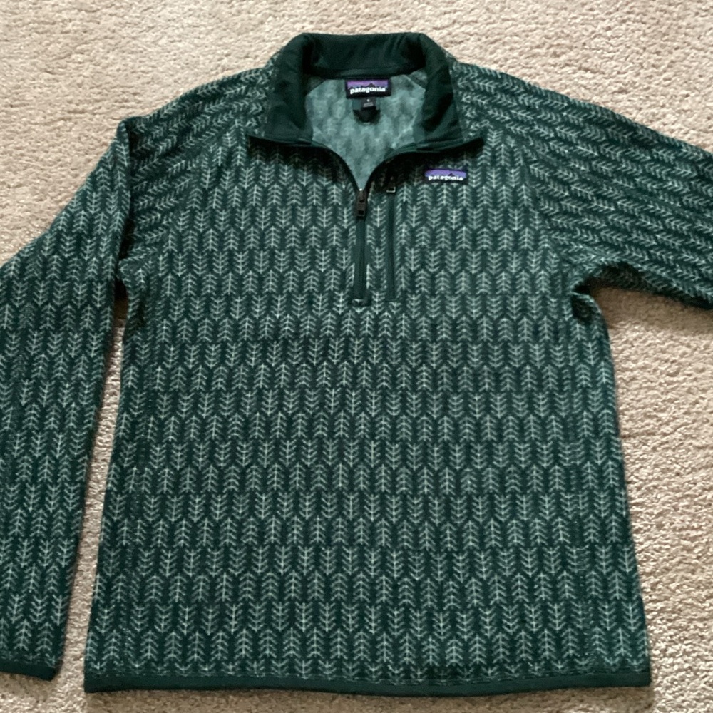 Patagonia Better Sweater pine knit print